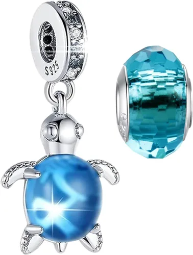 Miniatura 18 de LNQOBU Happy Life - Colgante para pulseras de abalorios, plata de ley 925 para mujer (con un espaciador de cuentas)