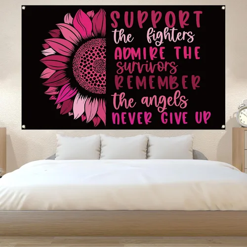 Miniatura 4 de Telón de fondo de concientización sobre el cáncer de mama para fotografía sobre el cáncer de mama, decoración de cinta rosa de octubre, decoración