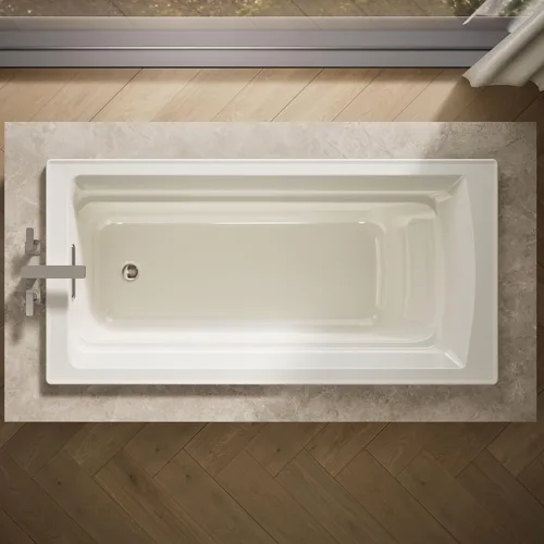 Miniatura 9 de Kohler Archer tina de 6 pies con diseño cómodo y profundo, 1125-96