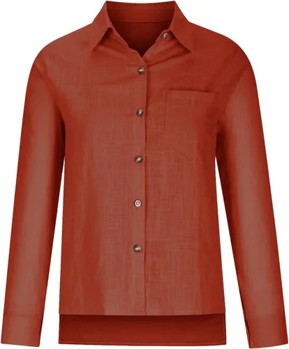 Miniatura 122 de SMIDOW Camisa de algodón y lino con botones para mujer