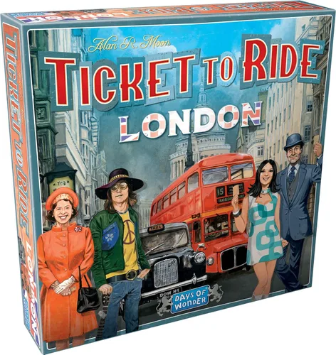Asmodee Ticket to Ride London - Juego de mesa de estrategia de construcción de rutas de trenes, juego familiar divertido para niños y adultos, a