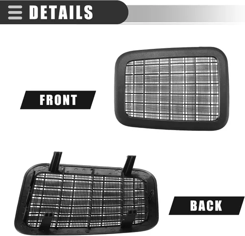 Miniatura 6 de Motoforti Pantalla de filtro de entrada de aire de refrigeración de batería, para Toyota Prius 2010-2015, G92DH-47010, plástico, negro