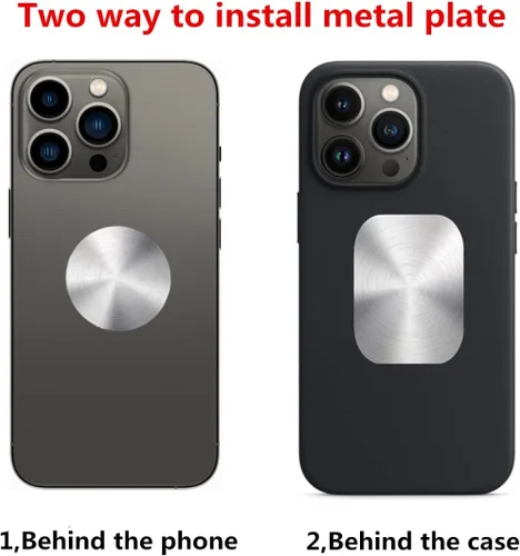 Miniatura 2 de Soporte magnético universal para teléfono para automóvil, rotación de 360 grados, ajustable, sin ruido, para salpicadero, compatible con iPhone