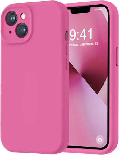 Miniatura 321 de LOVE 3000 Compatible con Funda para iPhone 15, [Cámara de Cobertura Completa de Silicona Suave] [Protección contra Caídas de 8 pies], Forro de Negro