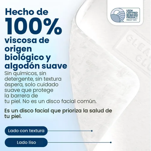 Miniatura 5 de Clean Skin Club Clean² Pads 2.0 [Nuevos y mejorados bordes] Almohadillas faciales garantizadas sin desprendimientos ni desgarros, capas triples