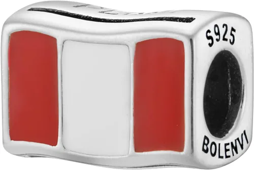 Miniatura 75 de Bolenvi Banderas Travel Country, dijes para el día de la madre, plata de ley 925 para pandora y pulseras o collares similares, joyería para mujeres