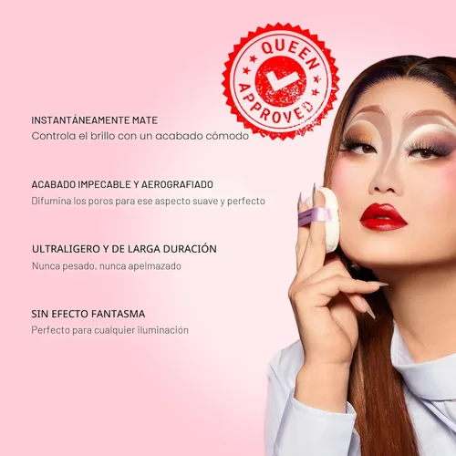 Miniatura 4 de Kimchi Chic Set de esponjas Beauty Puff Puff Pass y Polvo fijador para maquillaje, polvo suelto extra esponjoso para el rostro, maquillaje facial