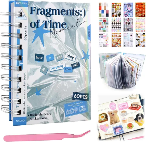 Miniatura 4 de Calcomanías coreanas para tarjetas fotográficas kpop, 3500 para decoración de libros, estéticas, purpurina, mariposa, amor, cinta, flor, alfabeto