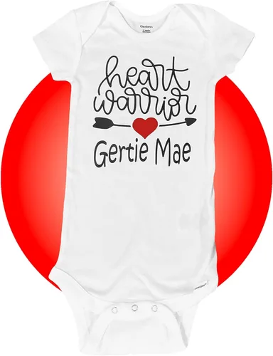 Miniatura 6 de Regalos de guerrero del corazón - Body personalizado 100% algodón - Talla unisex - Negro o blanco disponible - Ropa de bebé CHD