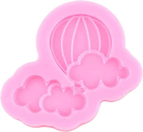 Miniatura 9 de Moldes de silicona para globos de aire caliente, para decoración de pasteles, decoración de cupcakes, pasta de goma de mascar de polímero