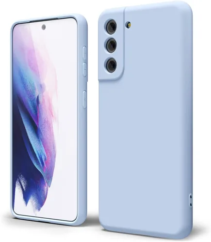 Miniatura 262 de oakxco Funda para teléfono Samsung Galaxy S21 Ultra con agarre de silicona líquida, bonita funda delgada y delgada de goma suave de TPU lisa