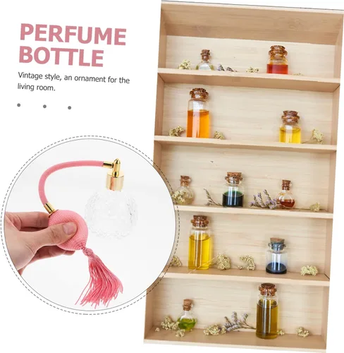 Miniatura 5 de EXCEART Botella de perfume vacía del rociador de perfume 3.4 fl oz botella de perfume de cristal recargable para el viaje