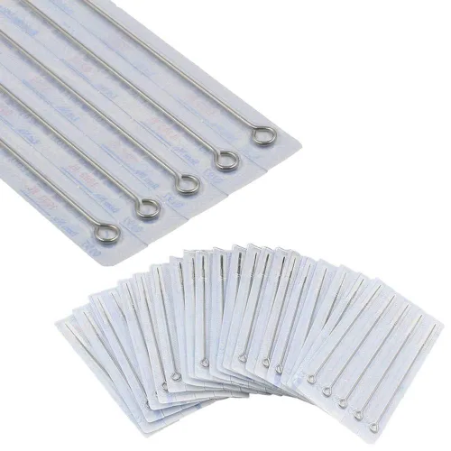 Miniatura 5 de Autdor - Juego de 50 agujas de tatuaje estériles para máquina de tatuaje, agujas de tatuaje 1RL, agujas desechables para pistola de tatuaje, 1 forro