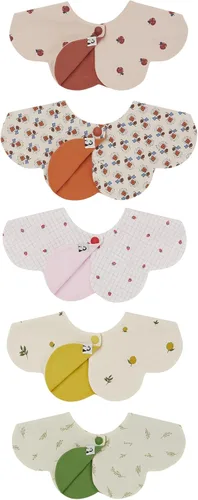 Miniatura 20 de Konny Baby Bib 3/5/7-Pack Set, 360 ° Rotate, Soft and Absorbent Drooling for Toddler Boys Girls Baby Essentials