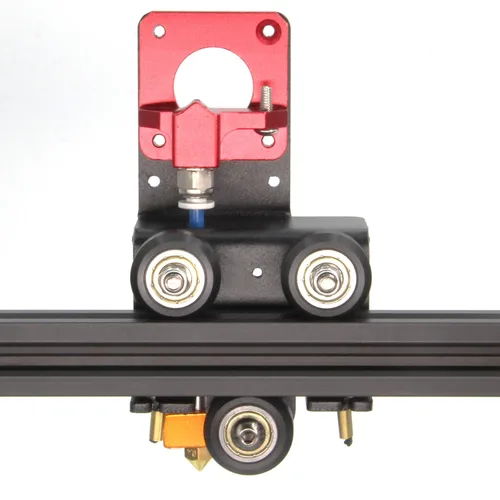 Miniatura 5 de Placa de soporte de extrusora de engranajes dual de accionamiento directo, filamentos flexibles de impresión fácil para impresora 3D Ender-3, Ender