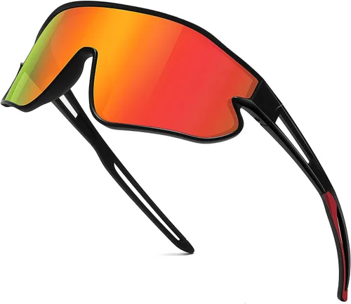 Miniatura 37 de Lentes de sol para niños, lentes de sol de béisbol juveniles, polarizados, deportivos, ciclismo, para niños y niñas, marco ligero