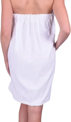 Miniatura 2 de anatolian Toalla envolvente de algodón orgánico para mujer, ajustable, para después de la ducha, toallas de felpa para usar en el gimnasio, piscina