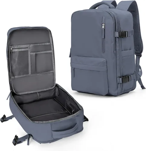 VECAVE Mochila de mano para mujer, mochila de viaje grande aprobada por vuelo, impermeable de 14 pulgadas, mochila para laptop de negocios, mochila