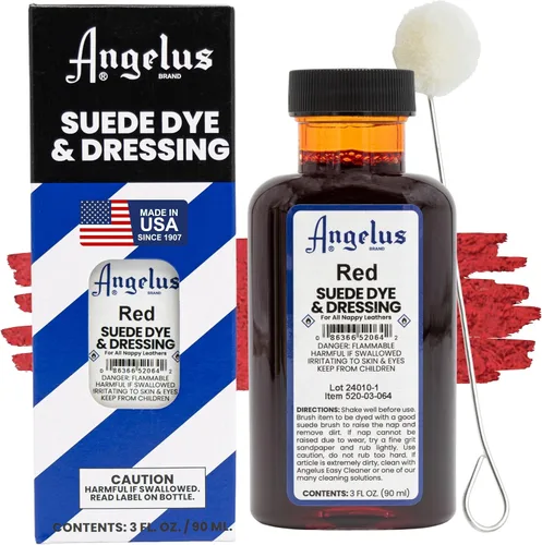 Miniatura 9 de Angelus Tinte para Gamuza - Beige - 3 oz Tinte Líquido Premium para Gamuza, Nubuck y Cuero Napa