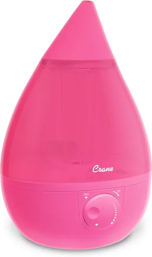 Crane - Humidificadores ultrasónicos para dormitorio y oficina, humidificador de vapor frío de 1 galón para habitación grande y hogar, filtros de