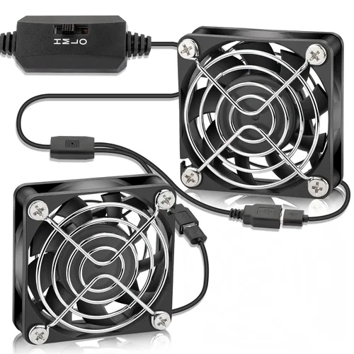 Miniatura 8 de Refrigeración de computadora de alta velocidad sin escobillas de 1.575 in x 0.394 in, 5 V, USB, CC, para impresora 3D, gabinete electrónico, casco