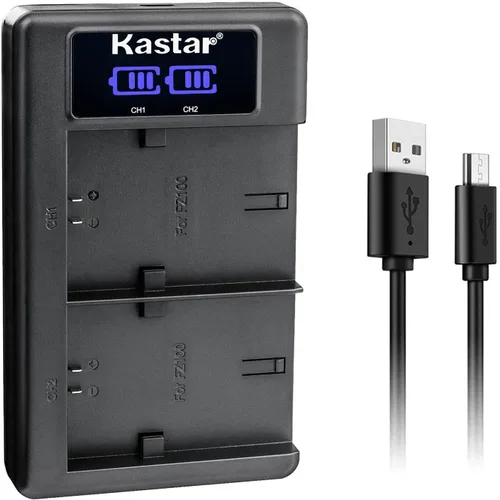 Kastar Cargador de batería USB NP-FZ100 LKD2 compatible con Sony Alpha A7R IV α7R IV, Alpha A7R IVA α7R IVA, Alpha A7R IV (A) α7R IV(A), A7R4 α7R4,