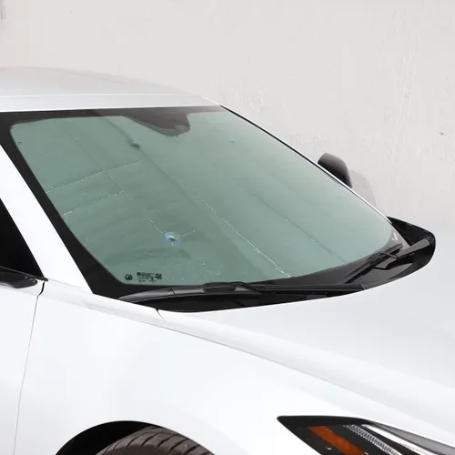 Miniatura 4 de Parasol para parabrisas compatible con Corvette C8 Stingray 2020 2021 2022 2023 2024 2025, parasol plegable para ventana delantera, visera