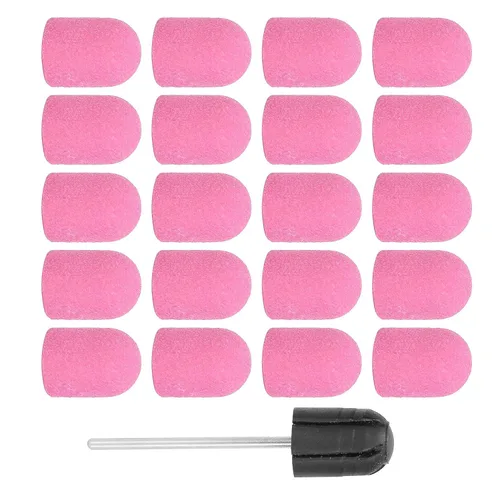 Miniatura 10 de Brocas de taladro de uñas, banda de lijado de uñas, broca para manicura, pedicura, pulido de uñas, rebabas, uso en salón de belleza, juego de lijado