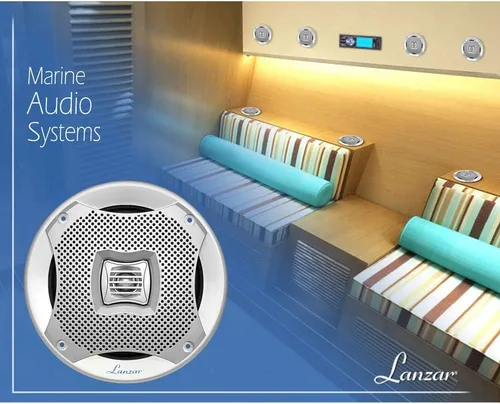 Miniatura 4 de Lanzar Altavoces marinos duales impermeables de 6.5 pulgadas, 400 W, 4 ohmios, radio estéreo para coche/barco, altavoces estéreo marinos, a prueba