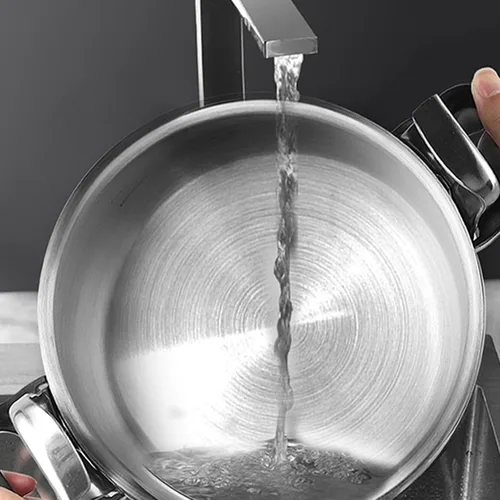 Miniatura 4 de Olla a presión de aluminio, olla a presión resistente con válvula de resorte para cocción rápida, utensilios de cocina de aleación de aluminio de 4