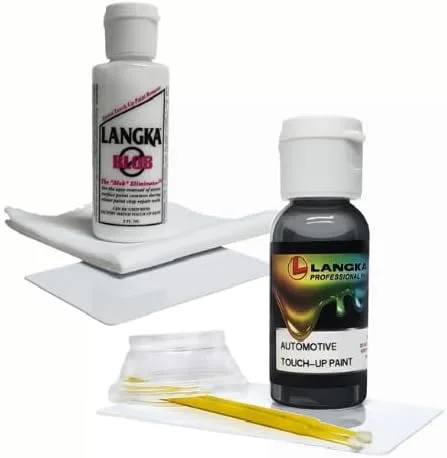 Miniatura 4 de Langka Pintura de retoque de 1 onza compatible con Chevrolet, Onix, GB8WA384A, Ebony Twilight Metallic.