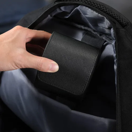 Miniatura 6 de ROSELLE Funda para reloj para hombres y mujeres con forro de gamuza, estuche de viaje para reloj, organizador de almacenamiento y exhibición