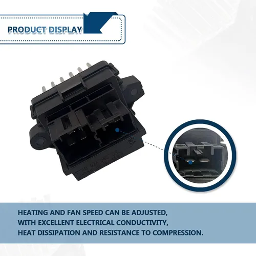 Miniatura 4 de Módulo de control de resistencia del motor del ventilador de calentador de aire acondicionado compatible con Chevy Chrysler Buick Cadillac GMC Dodge