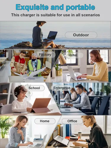 Miniatura 7 de Cargador de superficie de 65 W compatible con Microsoft Surface Pro 10 9 8 7+ 7 6 5 4 3 X Surface Laptop 7 6 5 4 3 2 1 Surface Book 3 2 1 Surface Go