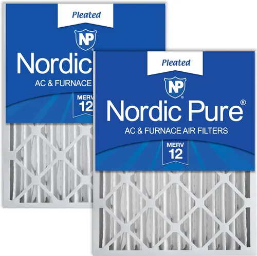 Miniatura 18 de Nordic Pure 12 x 24 x 4 (tamaño real: 11 1/2 x 23 3/8 x 3 5/8) de carbono puro plisado para reducción de olores Merv 8, filtro para horno, 1 paquete