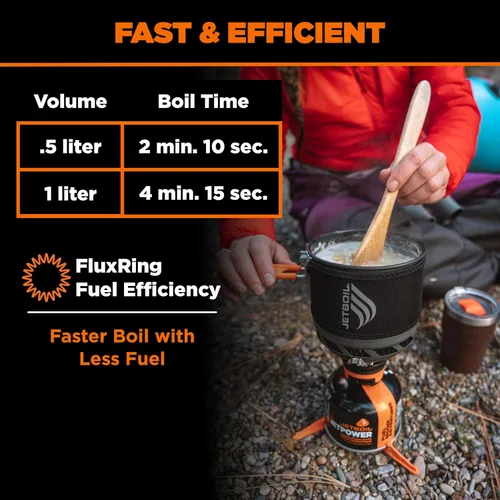Miniatura 4 de Jetboil TrailCook - Sistema de cocción para estufa de camping y mochilero de 1.2L con control de calor ajustable, nuevo para 2026