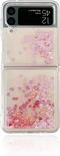 Miniatura 10 de Funda para Samsung Galaxy Z Flip 3 con purpurina para niñas y mujeres, funda transparente de TPU suave de TPU para Samsung Galaxy Z Flip 3 5G 2021