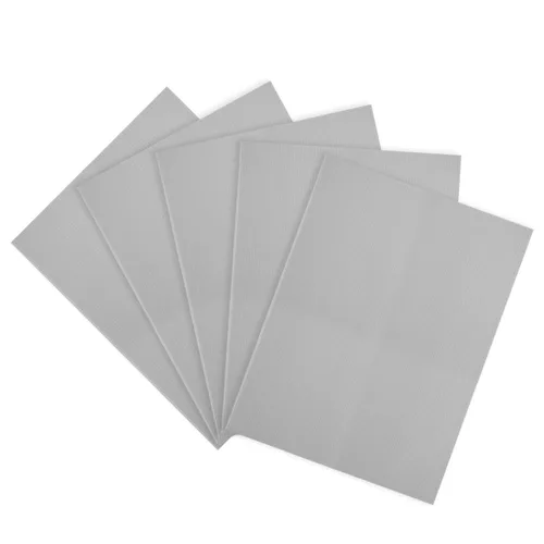 Miniatura 6 de uxcell Hojas de plástico corrugado, letreros negros en blanco de 0.118 pulgadas para patio, 8 x 12 pulgadas, tablero impermeable en blanco, 5 piezas