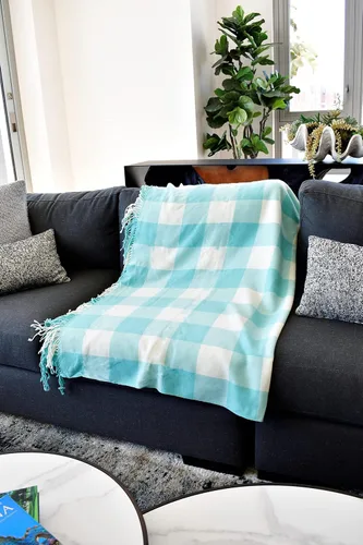 Miniatura 3 de Mantas – Manta de Cuadros Búfalo – Manta Clásica Decorativa – Cómoda y Ultra Suave – Ligera y para Interiores y Exteriores – Ideal para Sala