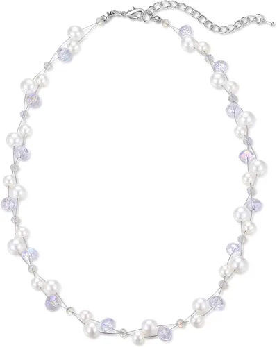 Collar corto de turquesa con cuentas para mujer, joyería de moda con perlas y cuentas de cristal, regalos de cumpleaños para mujer
