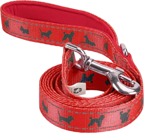 Miniatura 28 de EcoBark Correa para perro – Correas de entrenamiento cómodas suaves y reflectantes con mango acolchado – Fuerte y duradera resistente – Verde