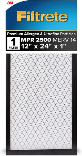 Miniatura 3 de Filtrete - Filtro de aire para aire acondicionado y calefactor, 12 x 24 x 1 pulgadas, MERV 14, MPR 2500, alta eficiencia premium contra alérgenos