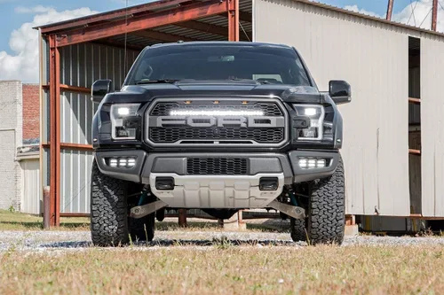 Miniatura 4 de Rough Country Kit de luces antiniebla DRL LED triple para Ford Raptor 2017-2020 - 70700DRL