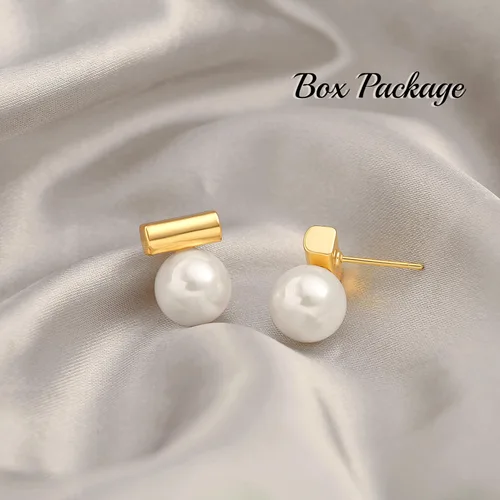 Miniatura 47 de Aretes colgantes de plata de ley 925 seleccionados a mano AAA+ de 7.5 a 0.315 in con perlas cultivadas de agua dulce blancas para mujer