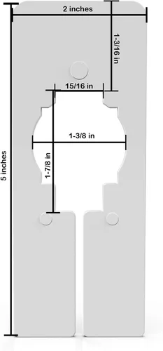 Miniatura 2 de Divisores de tamaño rectangular en blanco, varios colores y cantidades disponibles (15, azul bebé)
