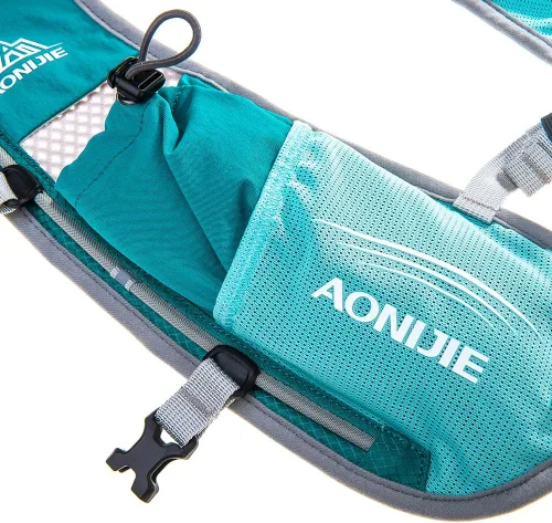 Miniatura 8 de AONIJIE Hydration Vest Pack Backpack 5L 5.5L Marathoner Running Vest Race Hydration for Women and Men Trail Run Hiking Jogging Vejiga verde menta