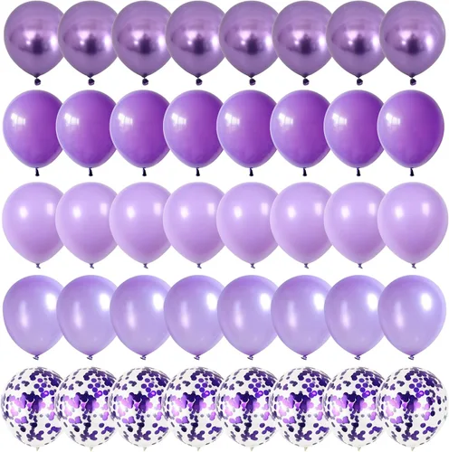 Miniatura 9 de HILAVO - Kit de globos tropicales, 60 globos hawaianos de 12", color rosa intenso, naranja, verde azulado, verde, dorado metálico, globos de látex