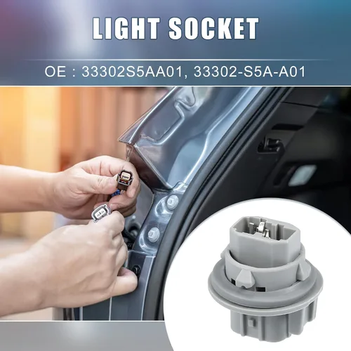 Miniatura 2 de Señal de giro 33302S5AA01 bombilla para Acura RDX 2007-2015 plástico gris