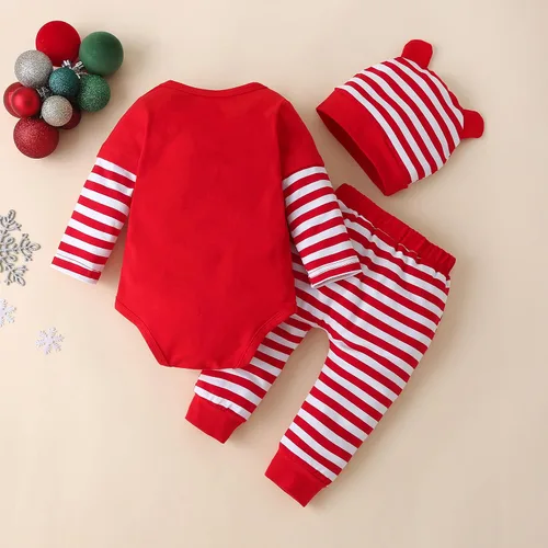 Miniatura 3 de VINUOKER Ropa de Navidad para bebé, conjuntos de ropa de Navidad para Año Nuevo, 3 piezas, conjuntos de ropa infantil