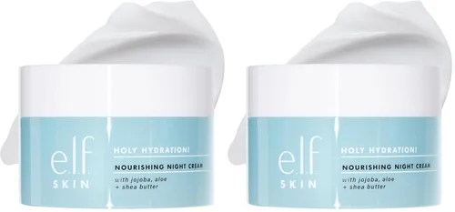 Miniatura 6 de e.l.f. SKIN Holy Hydration! Crema nutritiva de noche, hidratante ultrahidratante, infundida con manteca de karité, calma la piel, 1.76 onzas
